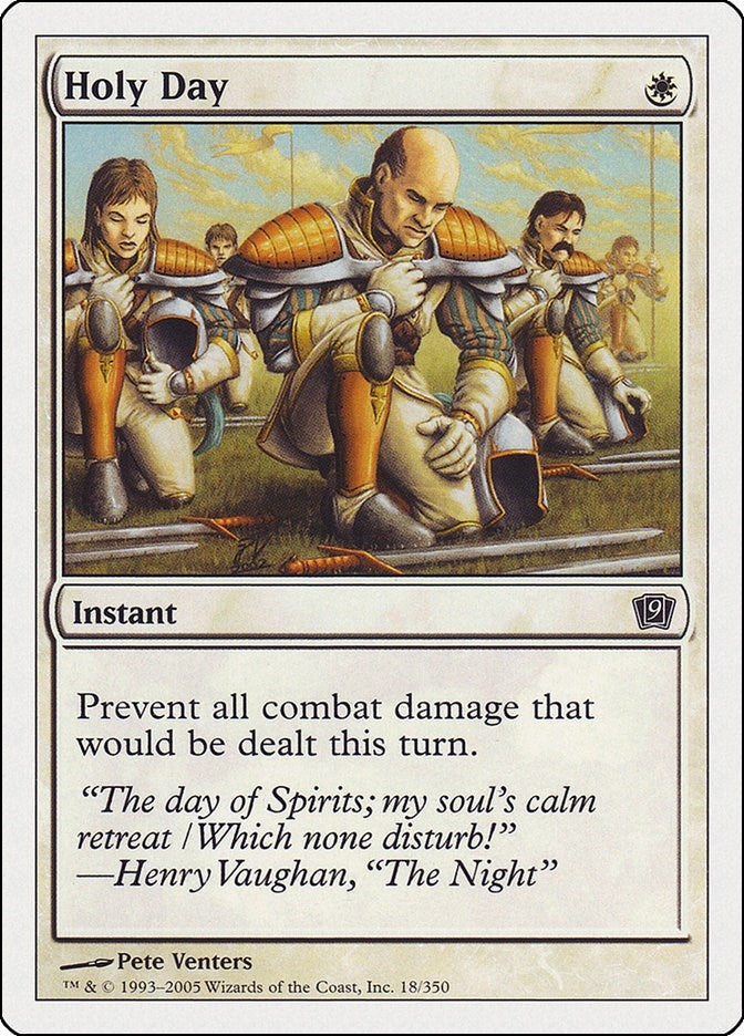 Image for Holy Day (18) (9th Edition) - Magic: The Gathering