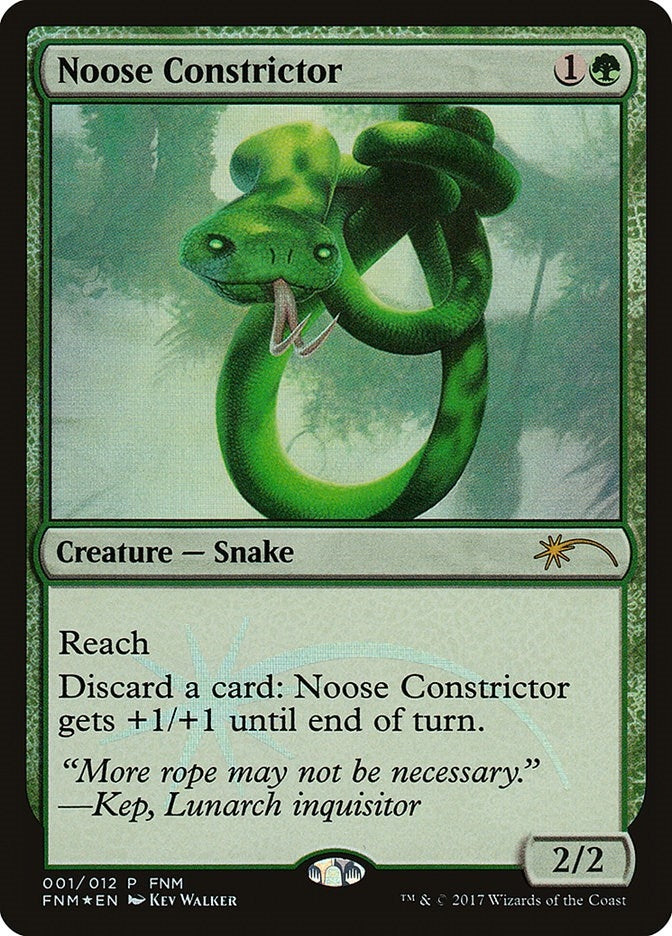 Image for Noose Constrictor (1) (FNM Promos) - Magic: The Gathering
