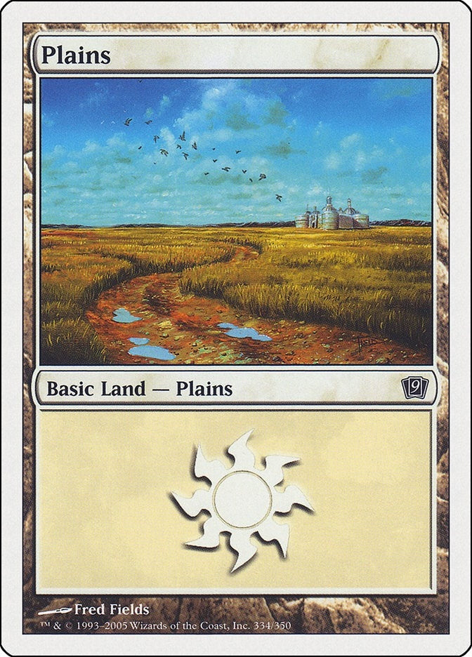Image for Plains (334) (334) (9th Edition) - Magic: The Gathering