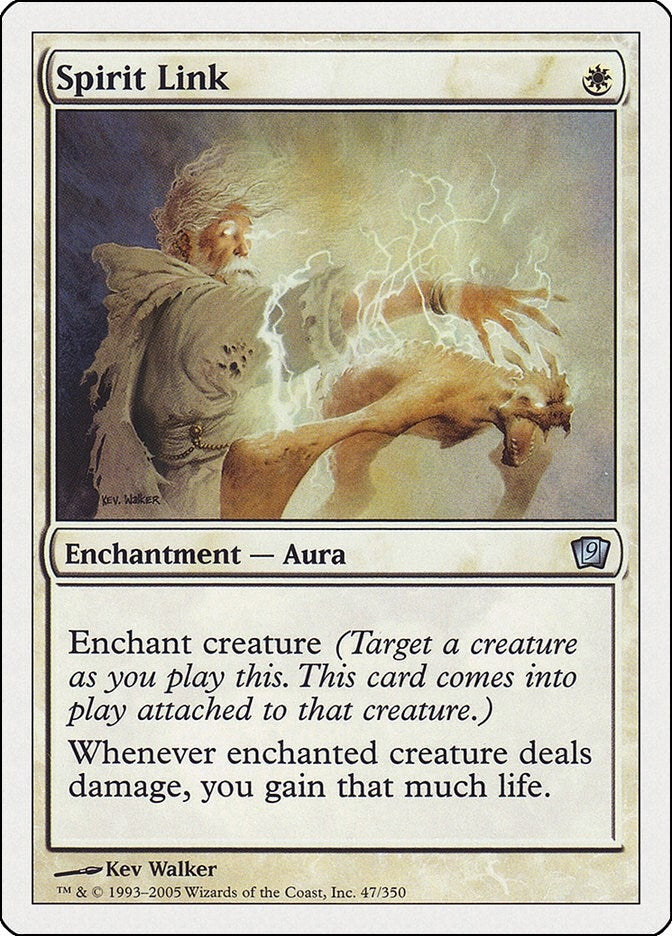 Image for Spirit Link (47) (9th Edition) - Magic: The Gathering
