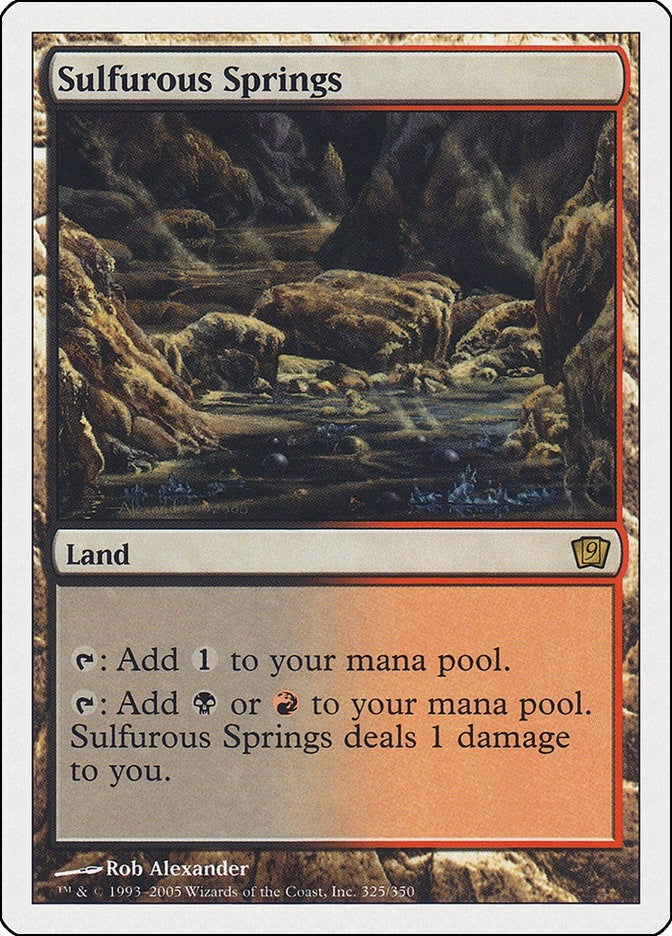 Image for Sulfurous Springs (325) (9th Edition) - Magic: The Gathering