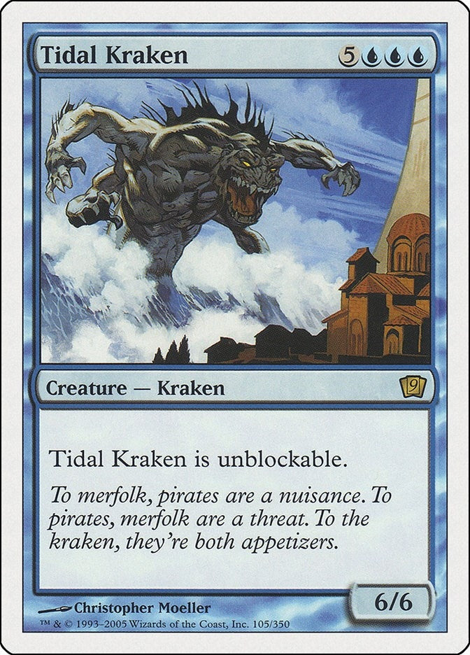 Image for Tidal Kraken (105) (9th Edition) - Magic: The Gathering