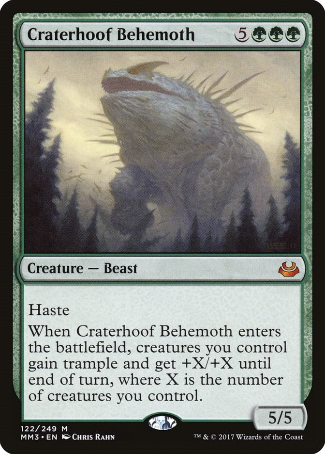 Image for Craterhoof Behemoth (122) (Modern Masters 2017) - Magic: The Gathering