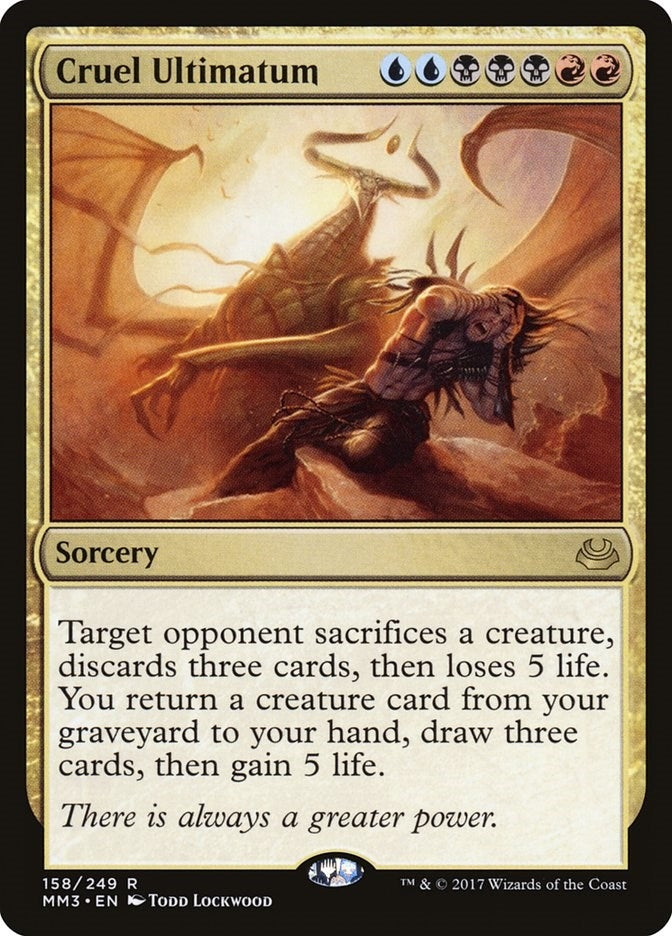 Image for Cruel Ultimatum (158) (Modern Masters 2017) - Magic: The Gathering