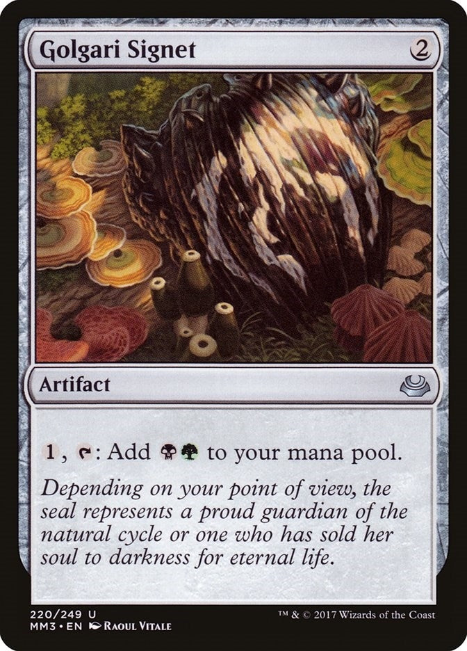 Image for Golgari Signet (220) (Modern Masters 2017) - Magic: The Gathering