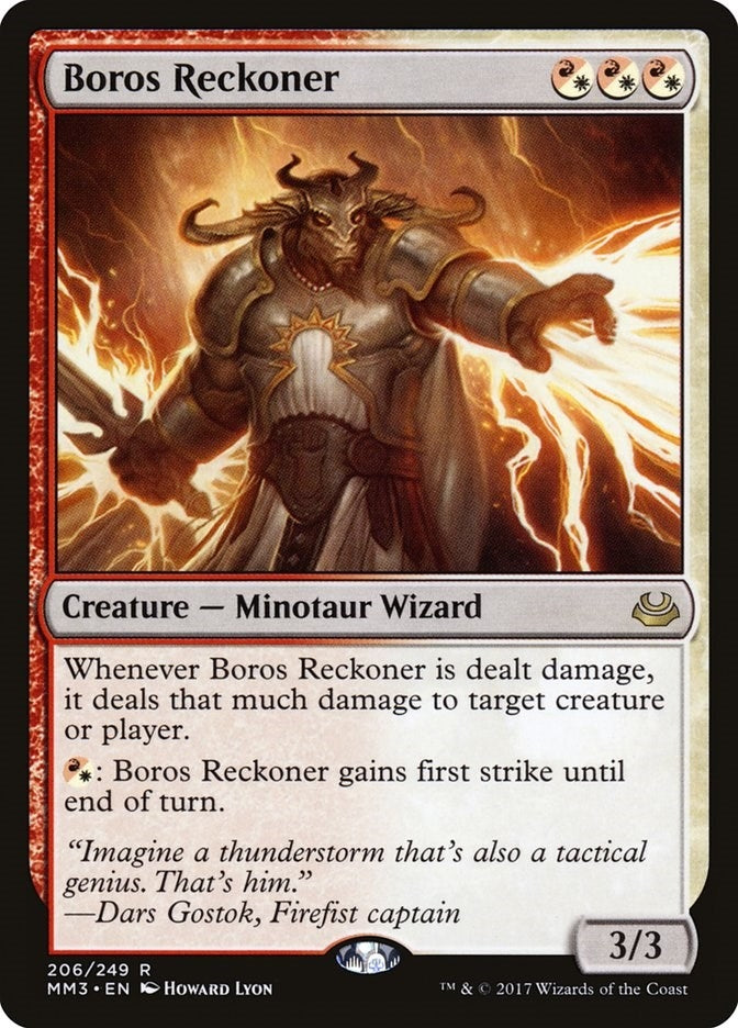 Image for Boros Reckoner (206) (Modern Masters 2017) - Magic: The Gathering