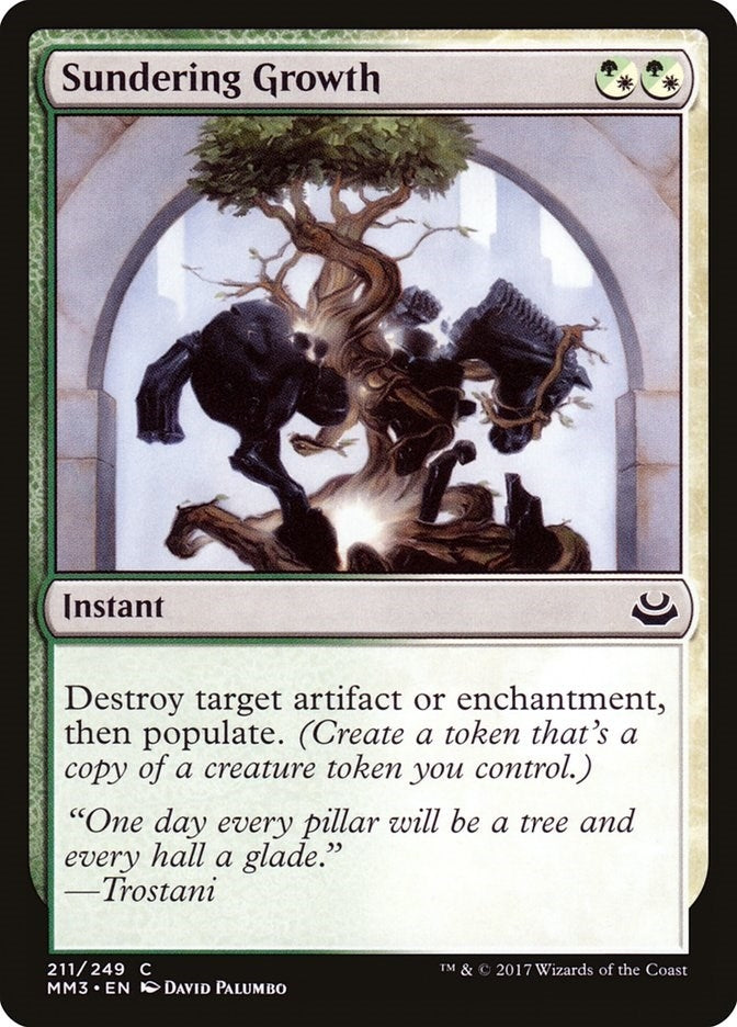 Image for Sundering Growth (211) (Modern Masters 2017) - Magic: The Gathering
