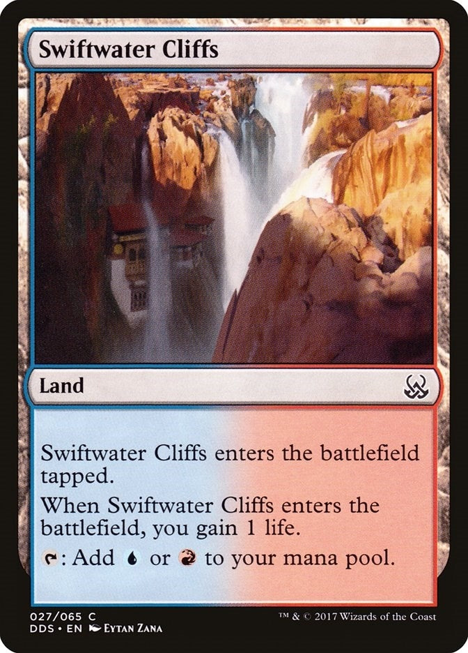 Image for Swiftwater Cliffs (27) (Duel Decks: Mind vs. Might) - Magic: The Gathering