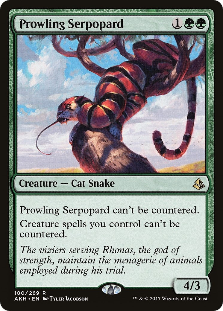 Image for Prowling Serpopard (180) (Amonkhet) - Magic: The Gathering