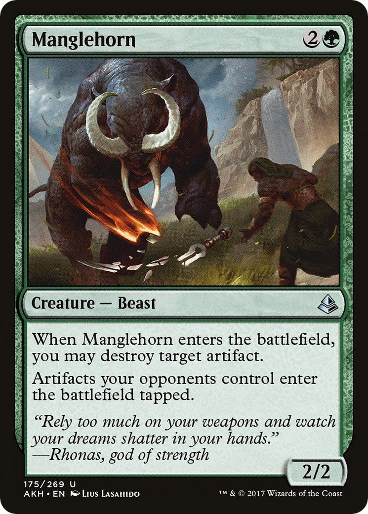 Image for Manglehorn (175) (Amonkhet) - Magic: The Gathering
