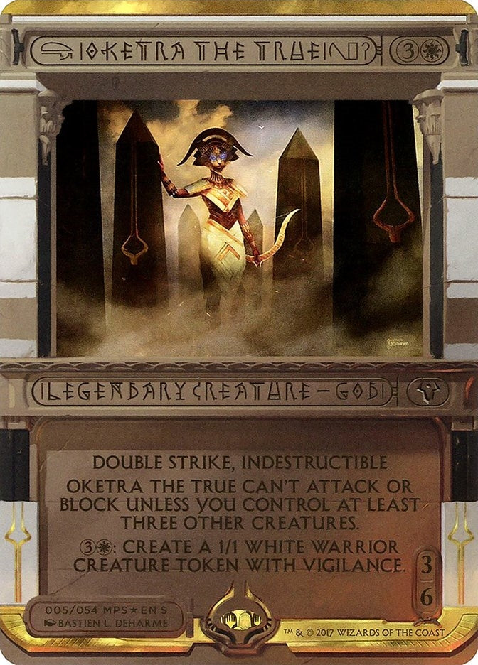Image for Oketra the True (5) (Masterpiece Series: Amonkhet Invocations) - Magic: The Gathering