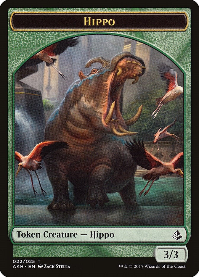 Image for Hippo Token (22) (Amonkhet) - Magic: The Gathering