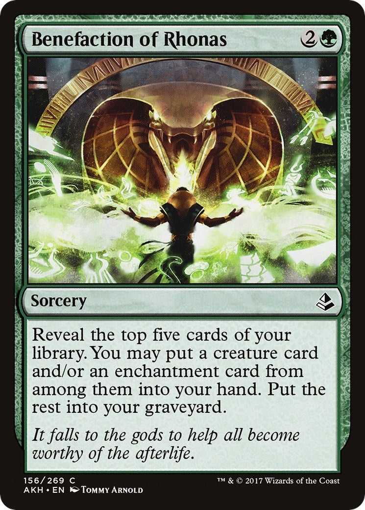Image for Benefaction of Rhonas (156) (Amonkhet) - Magic: The Gathering