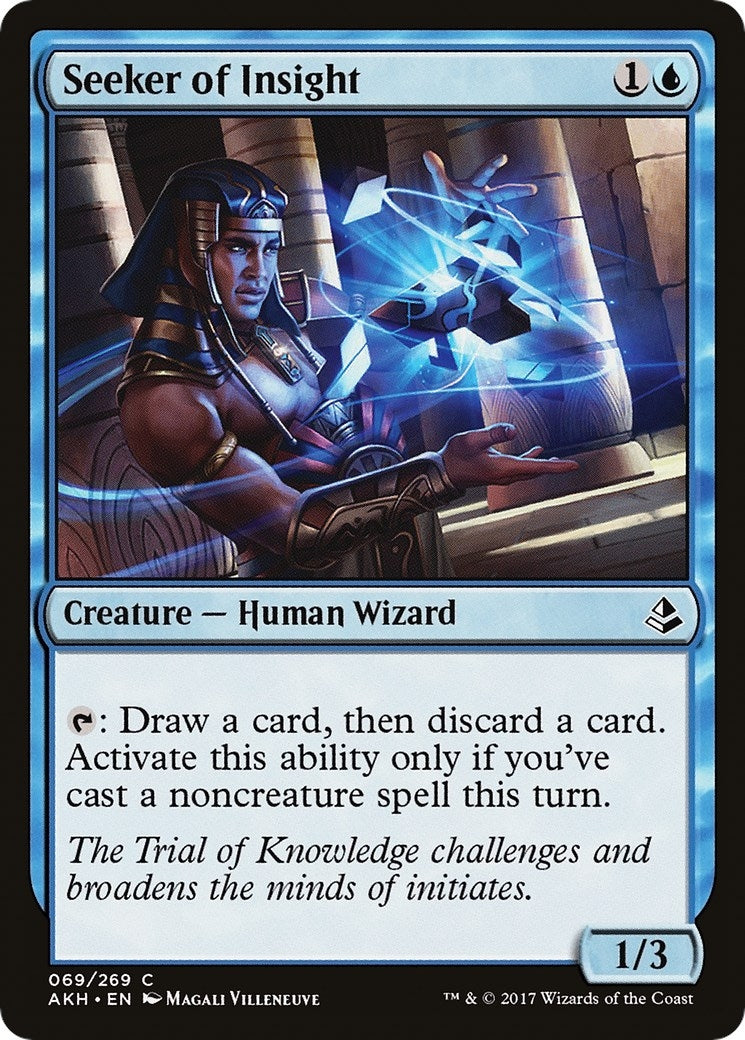 Image for Seeker of Insight (69) (Amonkhet) - Magic: The Gathering