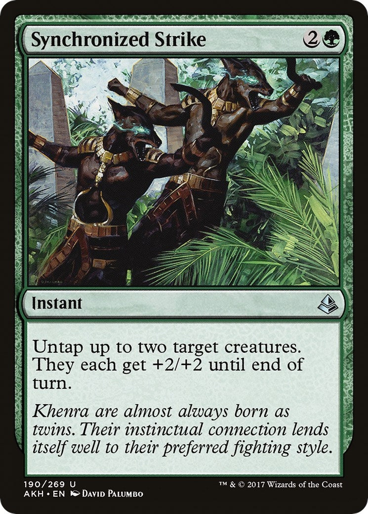Image for Synchronized Strike (190) (Amonkhet) - Magic: The Gathering