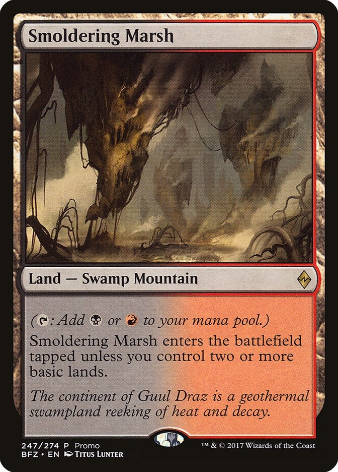 Image for Smoldering Marsh (247) (Standard Showdown Promos) - Magic: The Gathering