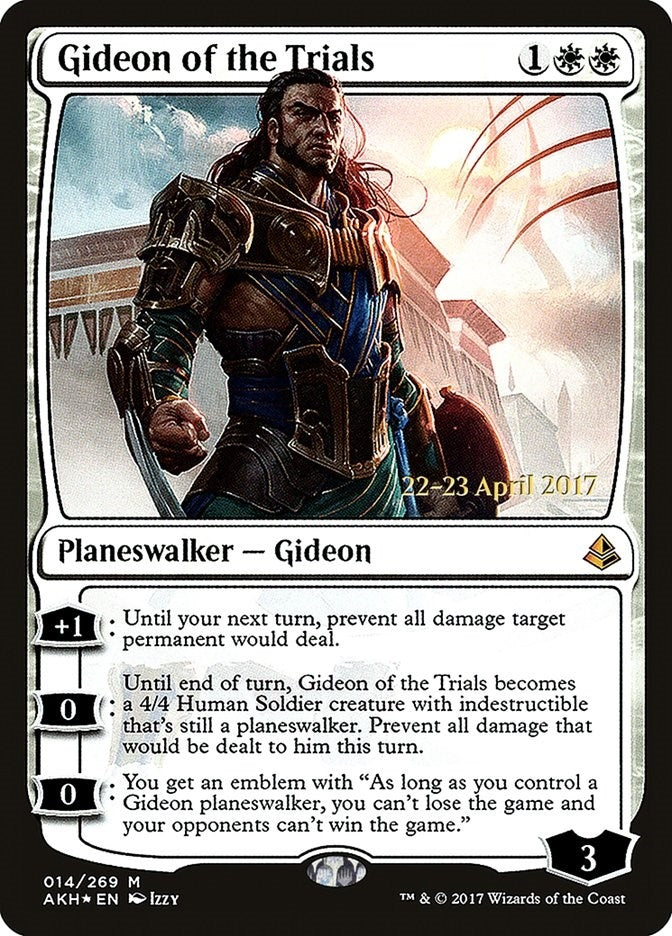 Image for Gideon of the Trials (14) (Prerelease Cards) - Magic: The Gathering