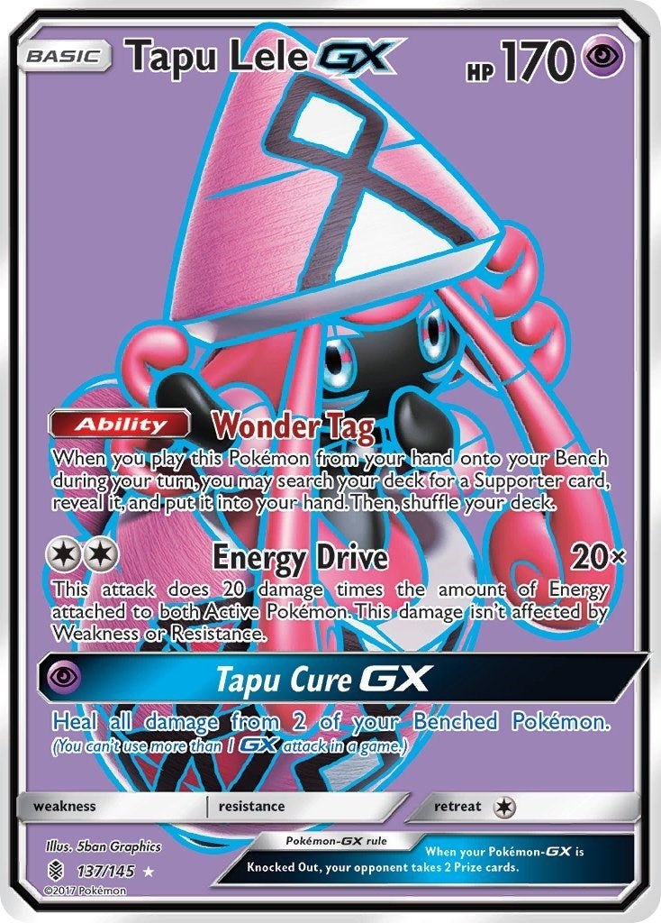 Image for Tapu Lele GX (Full Art) (137/145) (SM - Guardians Rising) - Pokemon