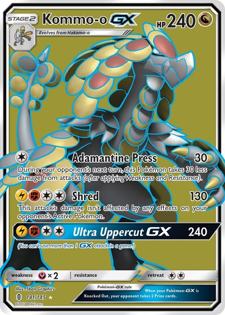Image for Kommo-o GX (Full Art) (141/145) (SM - Guardians Rising) - Pokemon