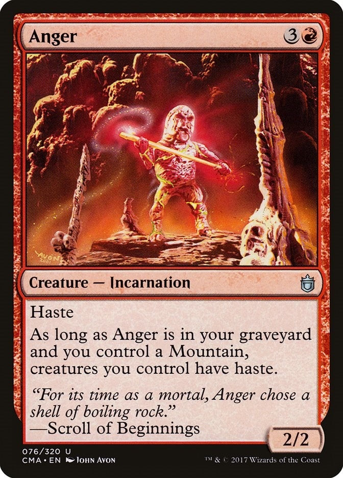 Image for Anger (76) (Commander Anthology) - Magic: The Gathering