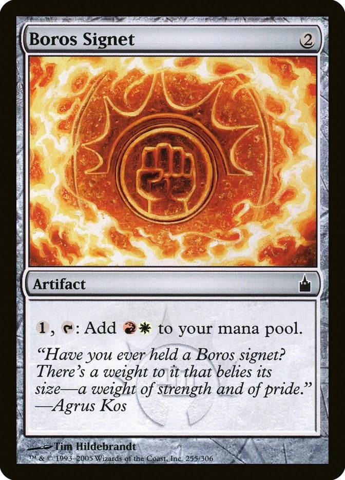 Image for Boros Signet (255) (Ravnica: City of Guilds) - Magic: The Gathering