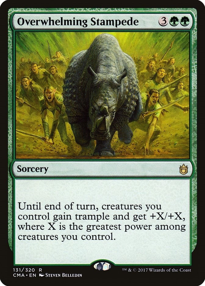 Image for Overwhelming Stampede (131) (Commander Anthology) - Magic: The Gathering