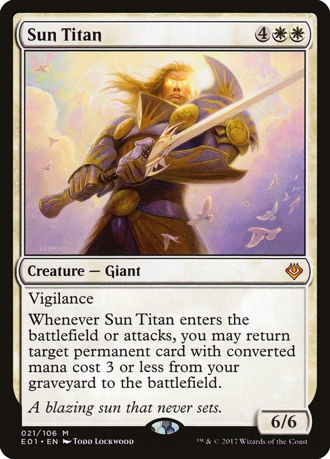 Image for Sun Titan (21) (Archenemy: Nicol Bolas) - Magic: The Gathering