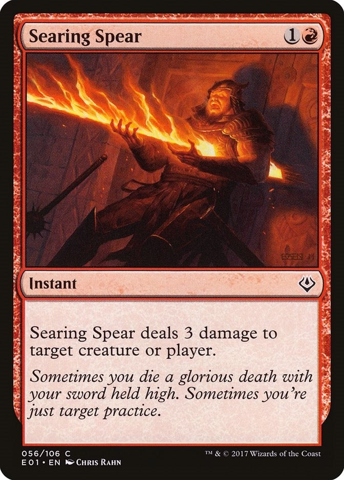 Image for Searing Spear (56) (Archenemy: Nicol Bolas) - Magic: The Gathering