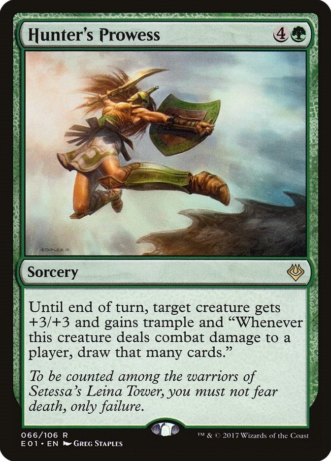 Image for Hunter's Prowess (66) (Archenemy: Nicol Bolas) - Magic: The Gathering