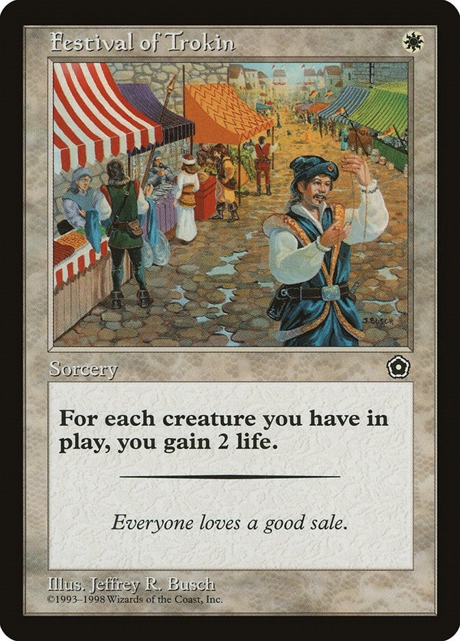 Image for Festival of Trokin (Portal Second Age) - Magic: The Gathering