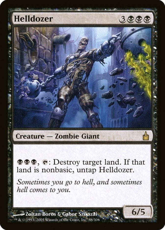 Image for Helldozer (88) (Ravnica: City of Guilds) - Magic: The Gathering