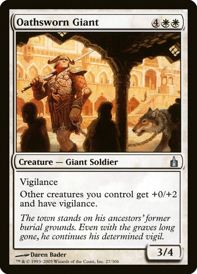 Image for Oathsworn Giant (27) (Ravnica: City of Guilds) - Magic: The Gathering