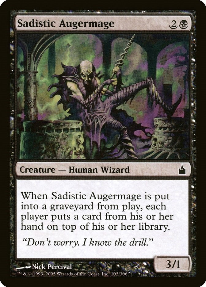 Image for Sadistic Augermage (103) (Ravnica: City of Guilds) - Magic: The Gathering