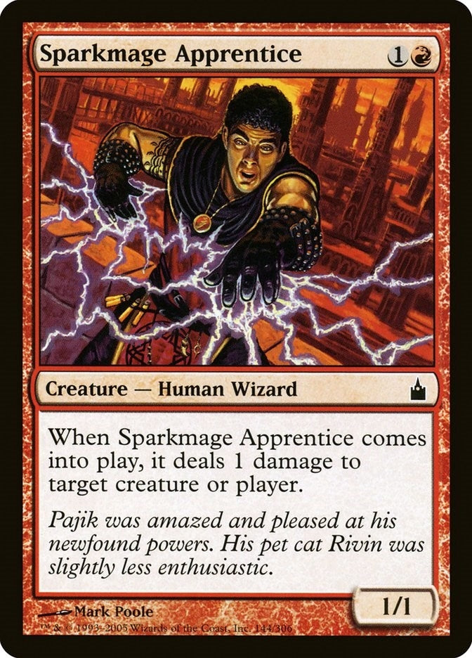 Image for Sparkmage Apprentice (144) (Ravnica: City of Guilds) - Magic: The Gathering
