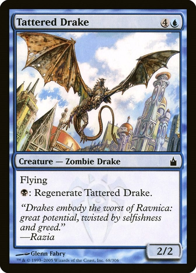 Image for Tattered Drake (68) (Ravnica: City of Guilds) - Magic: The Gathering