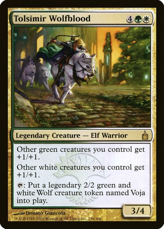 Image for Tolsimir Wolfblood (236) (Ravnica: City of Guilds) - Magic: The Gathering