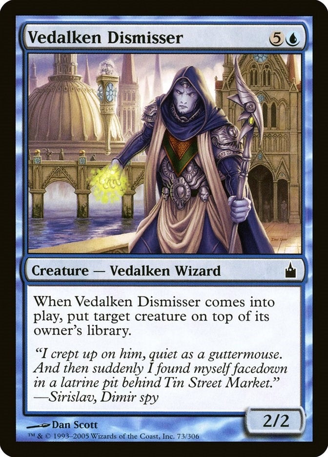Image for Vedalken Dismisser (73) (Ravnica: City of Guilds) - Magic: The Gathering