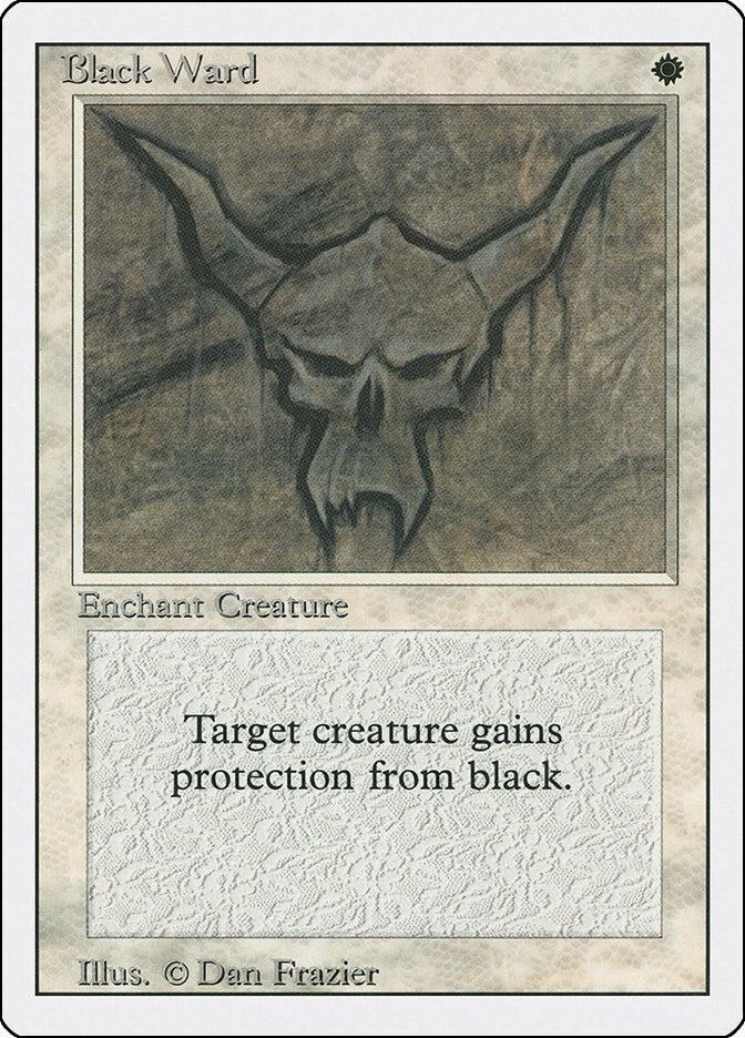 Image for Black Ward (Revised Edition) - Magic: The Gathering