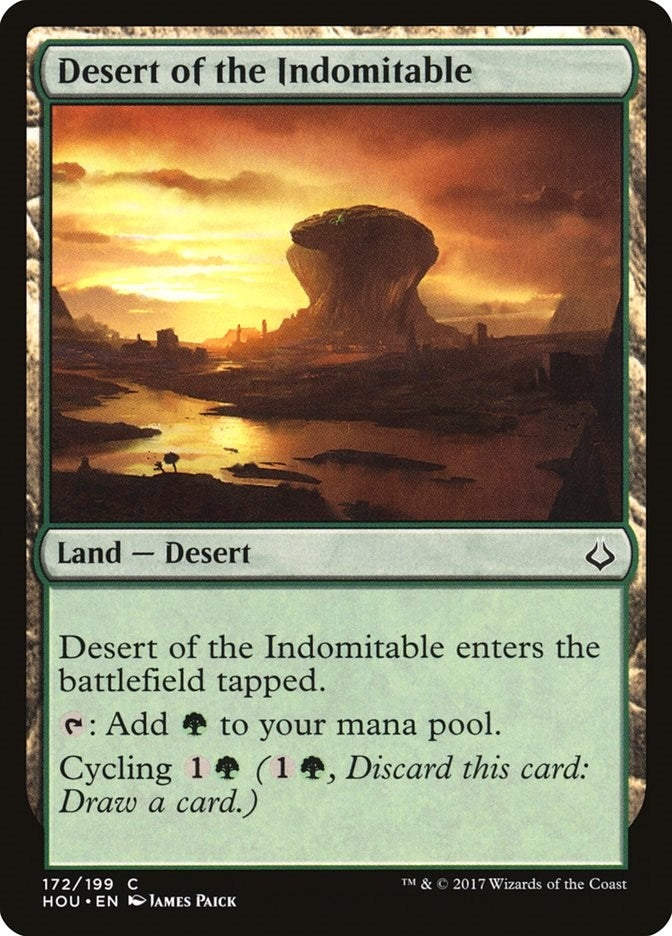 Image for Desert of the Indomitable (172) (Hour of Devastation) - Magic: The Gathering