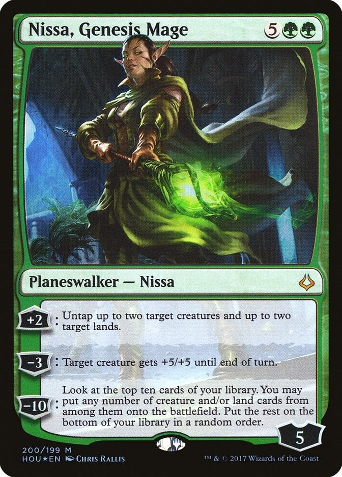 Image for Nissa, Genesis Mage (200) (Hour of Devastation) - Magic: The Gathering