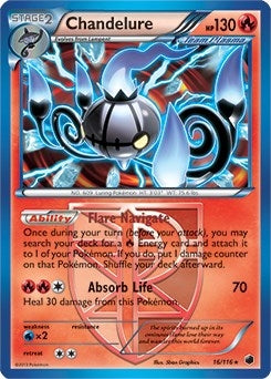 Image for Chandelure - 16/116 (BW Plasma Freeze) (016/116) (Deck Exclusives) - Pokemon