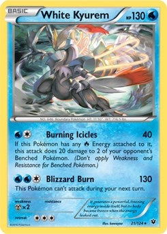 Image for White Kyurem - 21/124 (XY Fates Collide) (021/124) (Deck Exclusives) - Pokemon