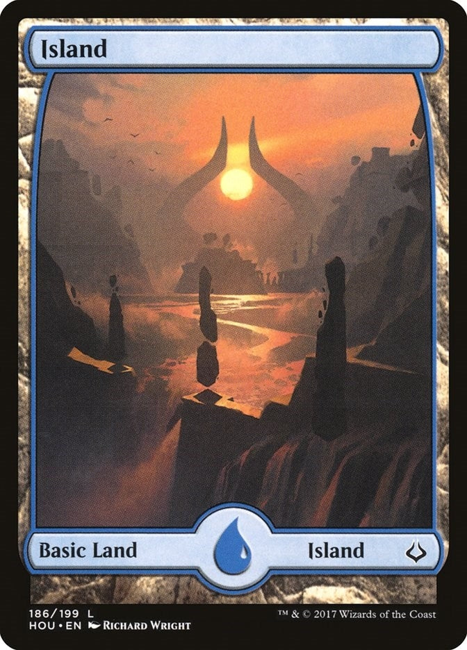 Image for Island (186) - Full Art (186) (Hour of Devastation) - Magic: The Gathering
