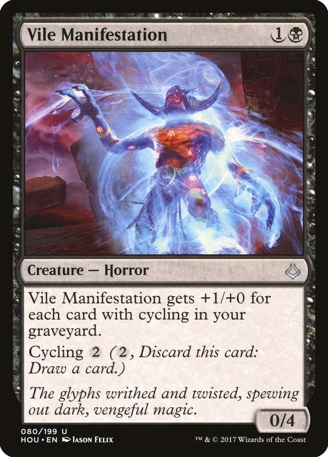 Image for Vile Manifestation (80) (Hour of Devastation) - Magic: The Gathering