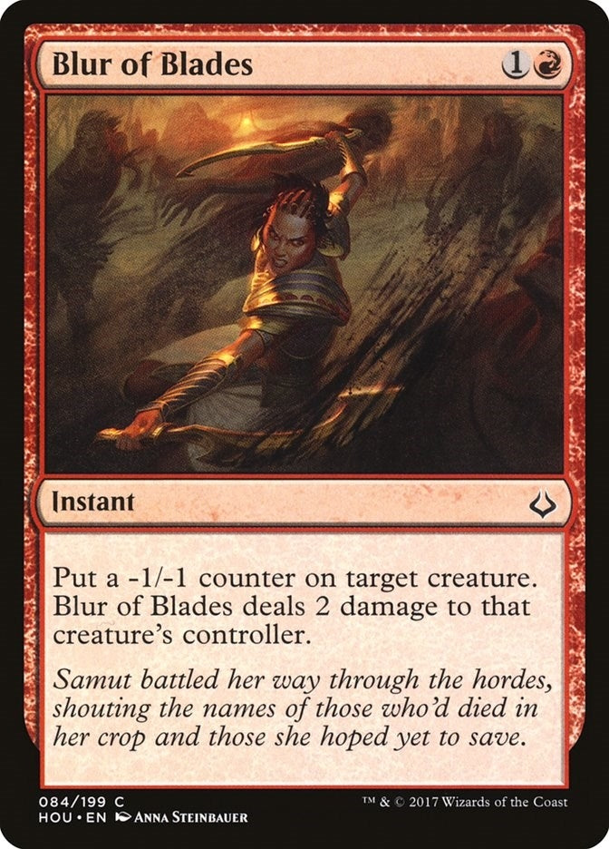 Image for Blur of Blades (84) (Hour of Devastation) - Magic: The Gathering