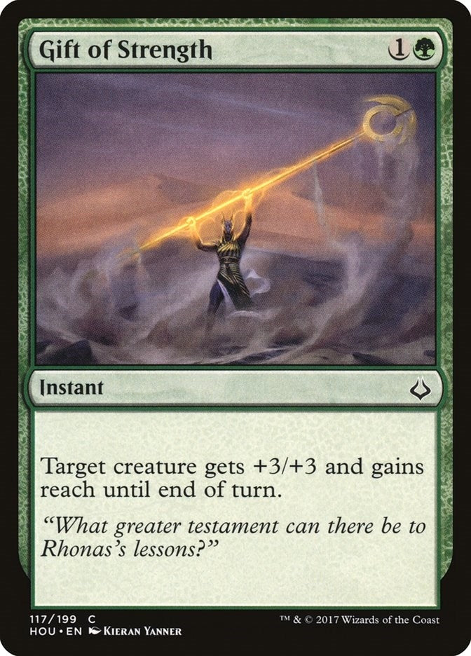 Image for Gift of Strength (117) (Hour of Devastation) - Magic: The Gathering