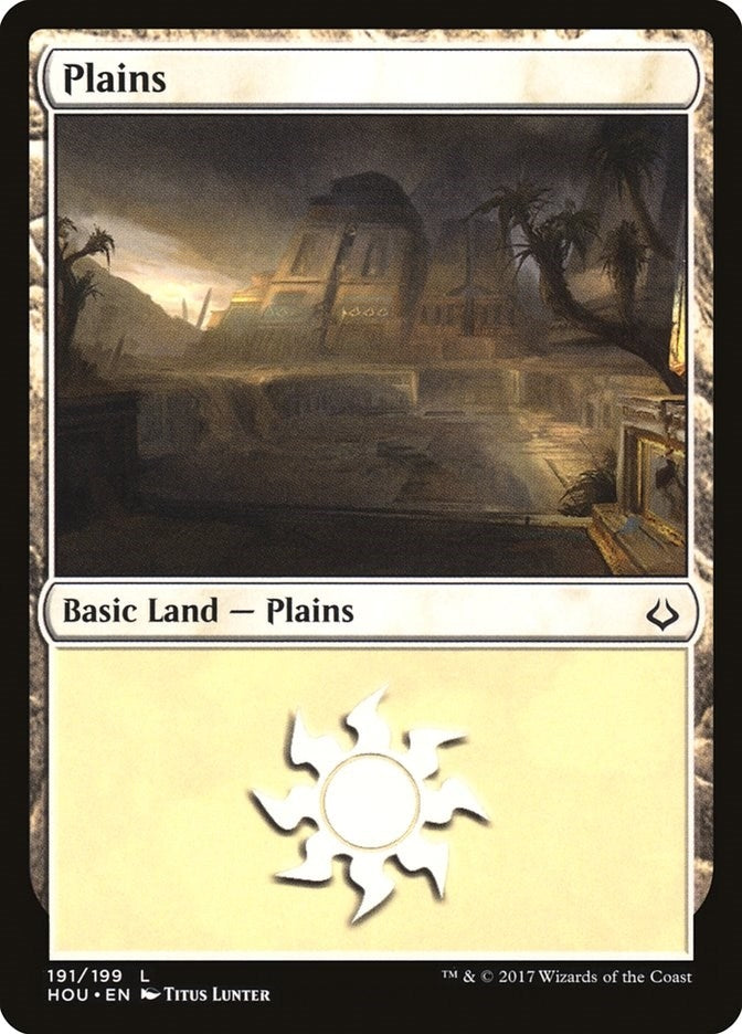 Image for Plains (191) (191) (Hour of Devastation) - Magic: The Gathering