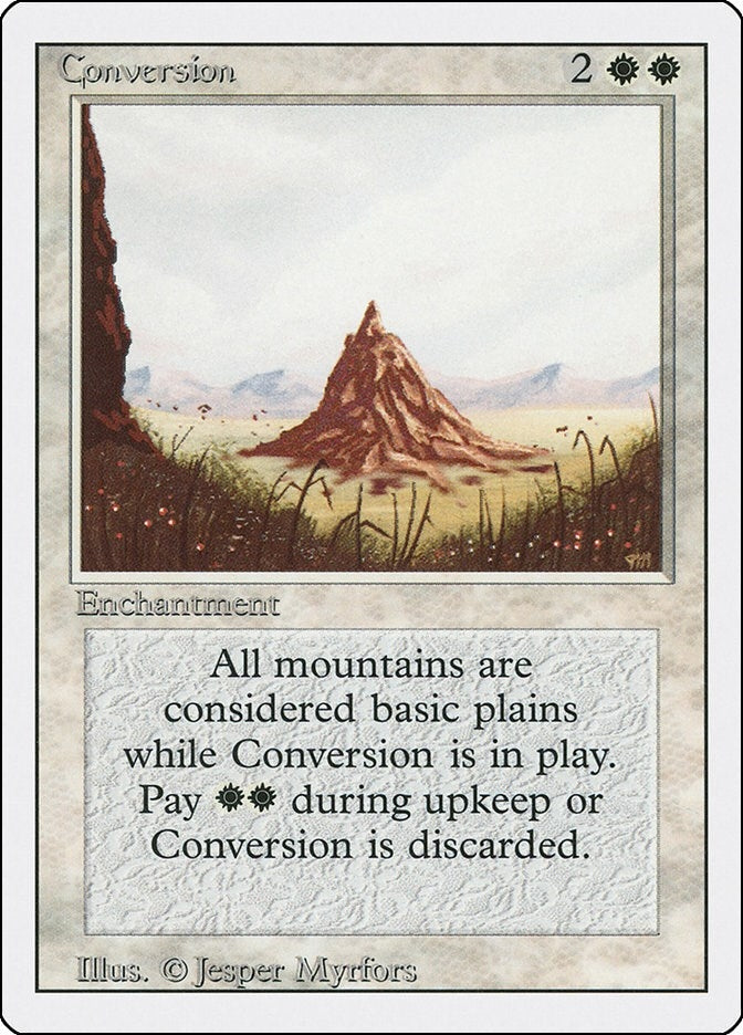 Image for Conversion (Revised Edition) - Magic: The Gathering
