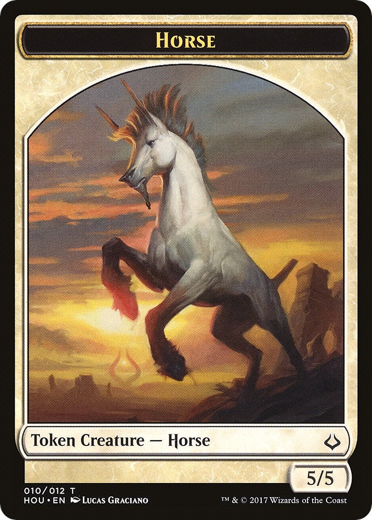 Image for Horse // Zombie Double-sided Token (10 // 20) (Hour of Devastation) - Magic: The Gathering