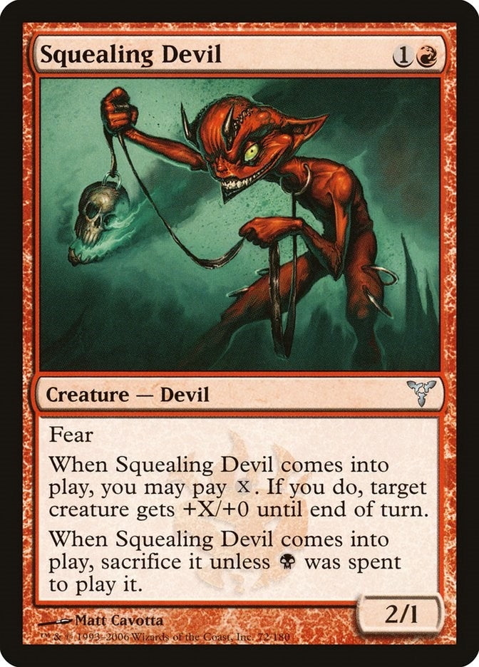 Image for Squealing Devil (72) (Dissension) - Magic: The Gathering